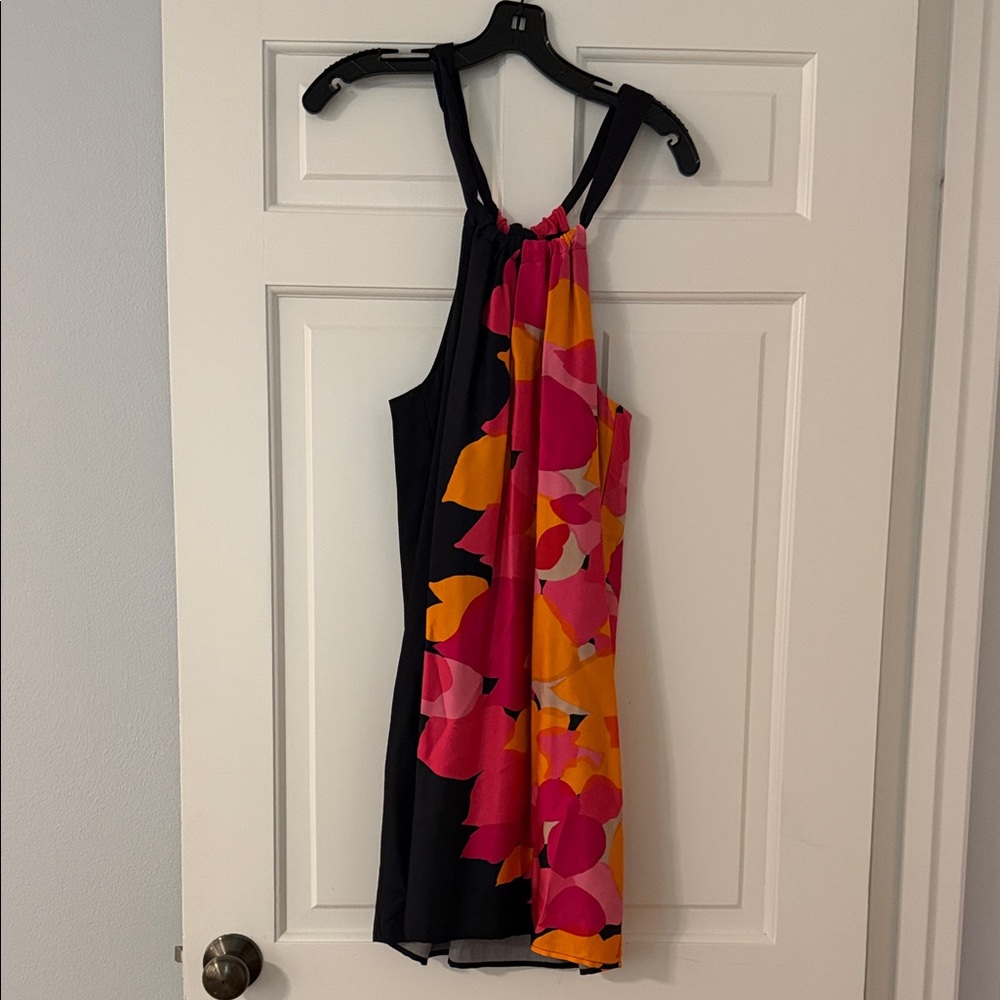 Trina Turk Black and Pink Dress
